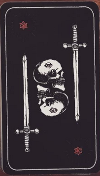 The back of the tarot card.